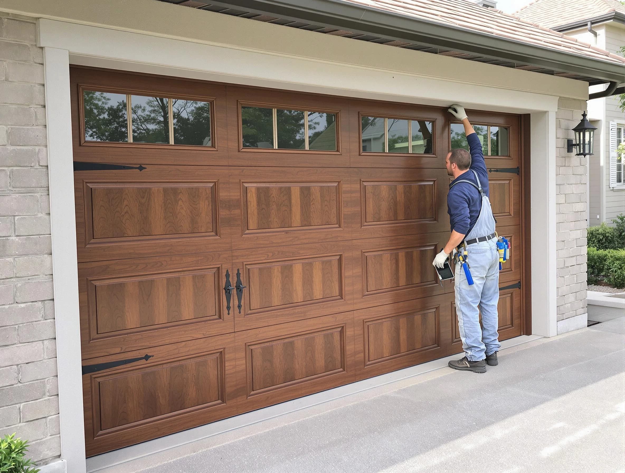 Custom garage door showcase by Taylorsville Garage Door Repair in Taylorsville