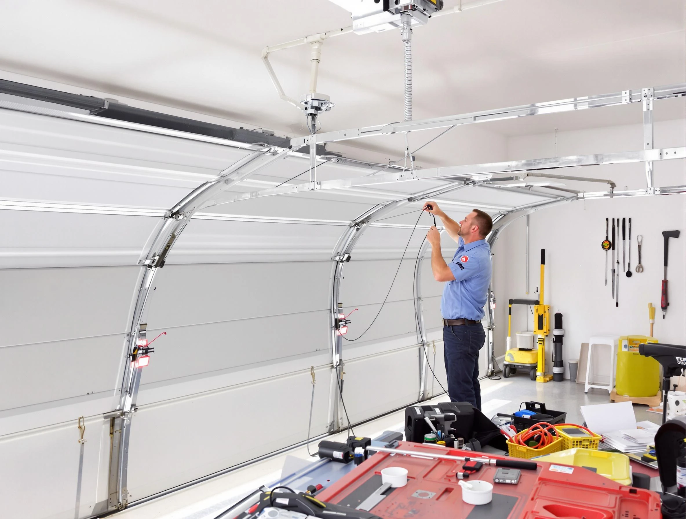 Garage door cable repair service by Taylorsville Garage Door Repair in Taylorsville