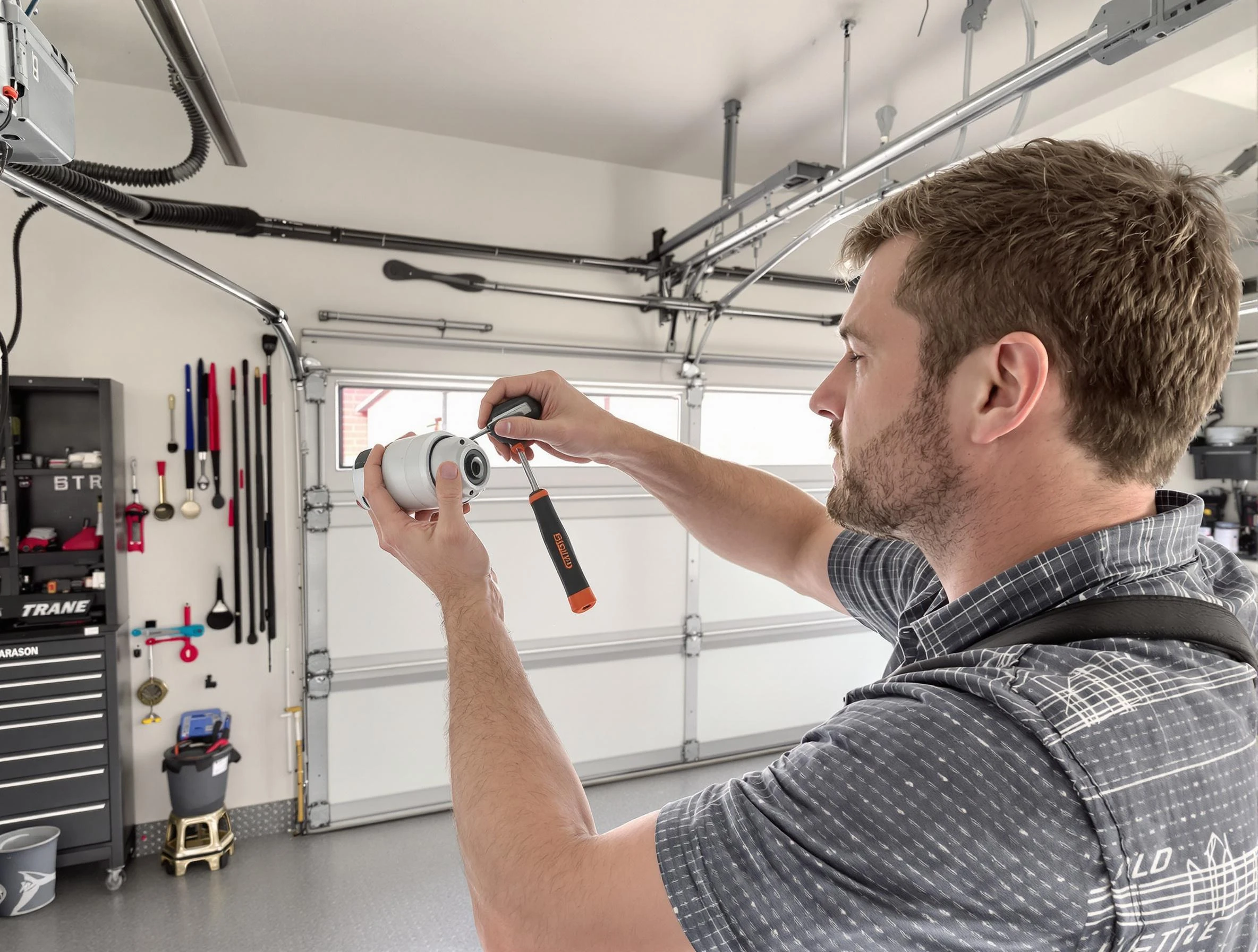 Garage door opener repair service by Taylorsville Garage Door Repair in Taylorsville